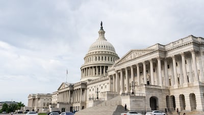 The US Capitol in Washington. Under the US Constitution, a president is allowed to start military action through his powers as commander-in-chief. Bloomberg