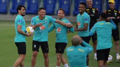 Brazil's Arthur Melo picked up a muscle injury in the build-up to Liverpool's Champions League clash with Rangers in October. AFP