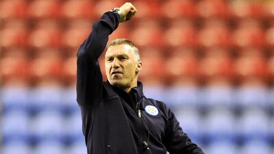 Manager Nigel Pearson has Leicester city 13th in the Premier League table, with five points from four matches. Chris Brunskill / Getty Images