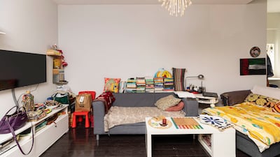 The cosy living area