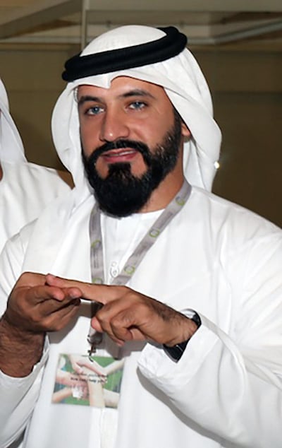 Mohammed Hafiz, who has a hearing impairment, works as a tour guide with Sharjah Museums Authority. Courtesy Sharjah Museums Authority