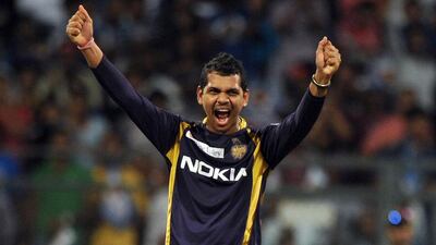 SUNIL NARINE (Kolkata Knight Riders) – 112 wickets. Matches: 98; Average: 22.30; Strike-rate: 20.46; Economy rate: 6.53; 4w: 6; 5w: 1. Indranil Mukherjee / AFP
