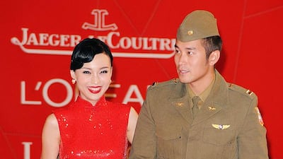 2009: Xuan Zhu in bold sequinned red. Photo: Getty