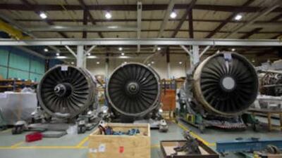 Turbines in an hangar of Adat.
