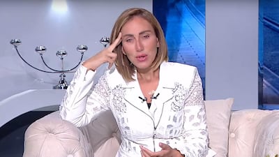 Riham Saeed made controversial comments about obesity on her talk show, 'Sabaya with Riham Saeed'. YouTube / AlHayah TV Network