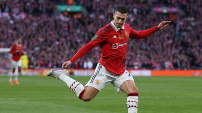 Diogo Dalot - 5: Booked after a 9th-minute tackle on Saint-Maximin, dangerous ball into the box on 15. Skinned by Saint-Maximin close to goal before he was brought off at half time. AFP