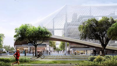 The plan for the new headquarters completely does away with doors. Courtesy Google