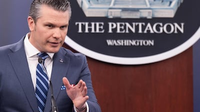 The US Secretary of Defence, Pete Hegseth. AFP