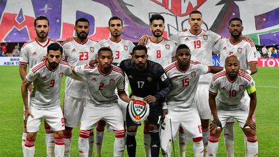 The UAE team will find themselves in the Asian Cup finals if they can defeat Qatar on Tuesday. AFP