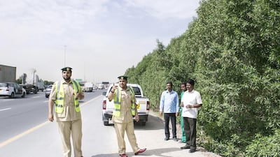 A day in the life of a Dubai traffic police officer.