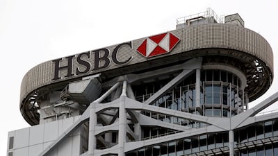 HSBC's headquarters in Hong Kong, China. The lender said its outlook on revenue remained positive. Reuters