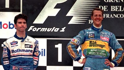 It was more of the same in 1995, as Michael Schumacher won nine races to retain his world title ahead of Damon Hill. Dusan Vranic / AP Photo