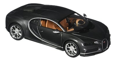 Bugatti Chiron model, Dh74, Virgin Megastore