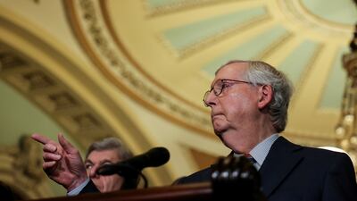 Senate Republican Leader Mitch McConnell has struggled to control the rise of extremism in his party. Reuters