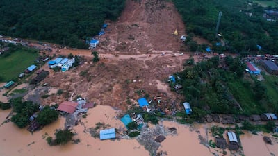 A landslide caused by heavy monsoon rains killed at least 22 people and injured dozens more in eastern Myanmar, as floods forced tens of thousands across the country to flee their homes. AFP