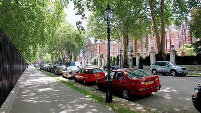 Kensington Palace Gardens, which was been named as Britain's most expensive street in 2011. Oli Scarff / Getty Images