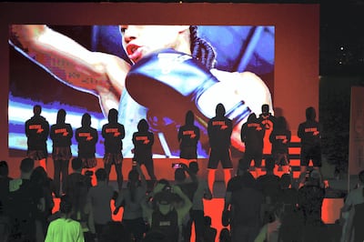 Hiitbox involves boxing-inspired workout routines with hip-hop and dance tunes