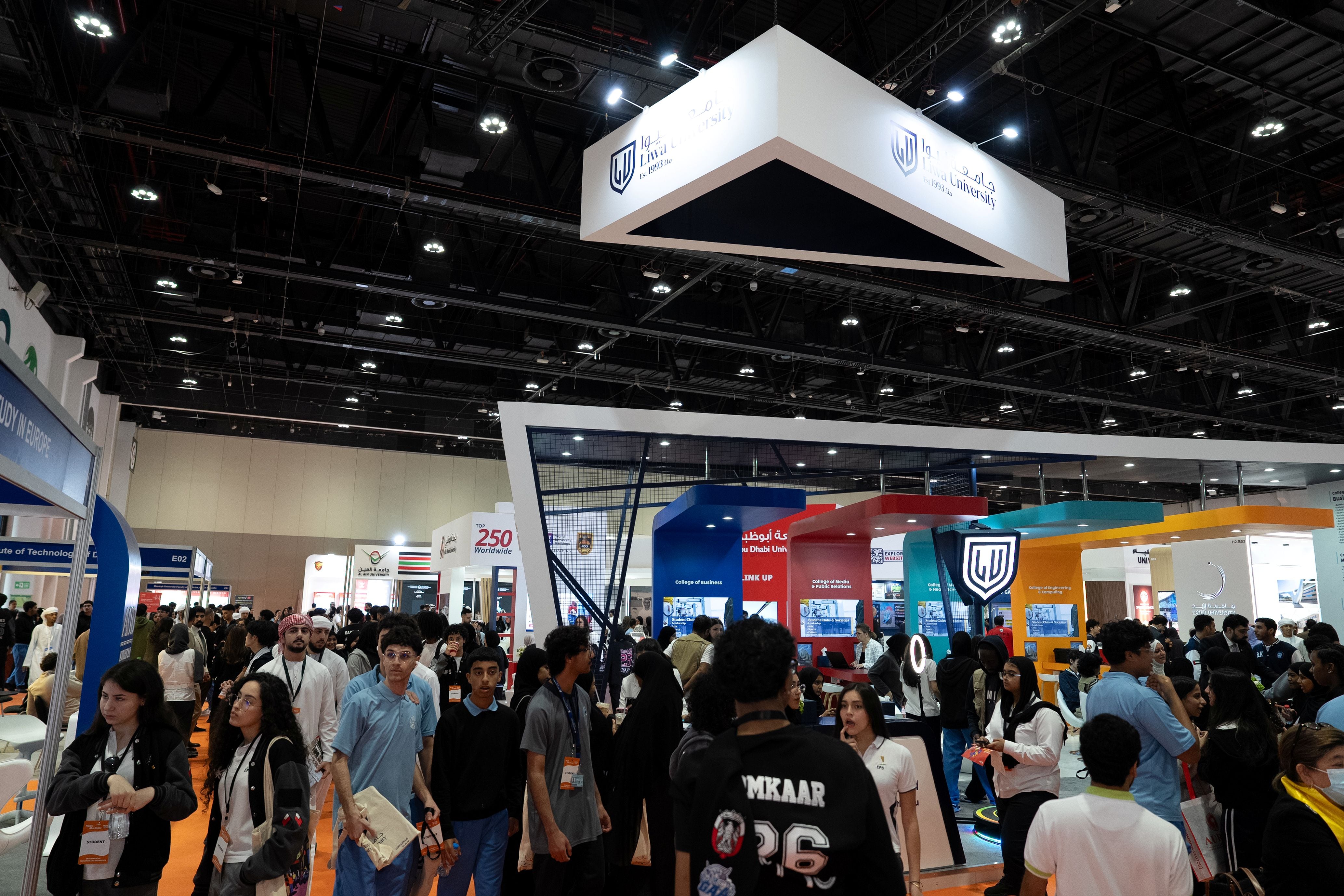 Hundreds of pupils attended Najah Abu Dhabi 2026 to explore university options. Photo: Najah Abu Dhabi
