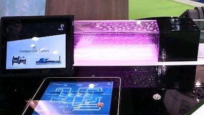 A model of carbon-dioxide capture by Statoil. Ravindranath K / The National