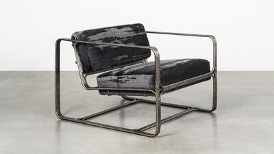 The Strong Chair by Atelier Van Lieshout. Courtesy Carpenters Workshop Gallery
