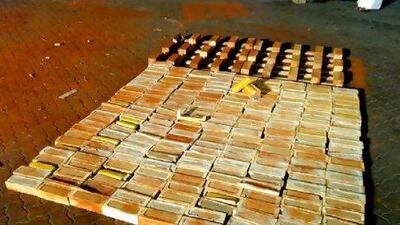 The 130-kilogram haul of heroin was discovered after officers at Jebel Ali port searched a container, which had been destined for its original departure point of Pakistan after a change of route. The drugs were hidden within pallets and were covered by iron filings to help avoid X-ray detection. Courtesy of Dubai PoliceIt was seized in Jebel Ali port ... The biggest seizing so far this year. the container originally heading to Spain but when it reached Morocco for unknown reasons the senders decided to transfer it back to Pakistan, through Nigeria and Oman.