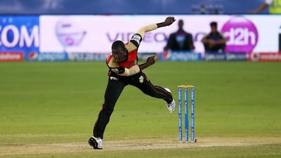 Darren Sammy scored 54 runs for Sunrisers in their final five IPL games. Pawan Singh / The National