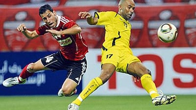 Oliveira, right, has worn the No 17 jersey, made famous by UAE and Al Wasl legend Fahad Khamees, throughout his stint.