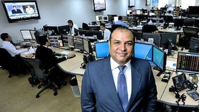 Riad Meliti has worked for some of the biggest names in investment banking, such as Credit Suisse First Boston and SBC Warburg. Charles Crowell for The National