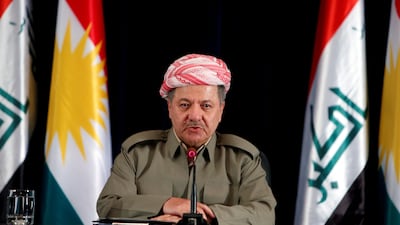 Iraqi Kurdish president Masoud Barzani. Reuters