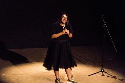 Aditi Mittal at FemaPalooza. Courtesy FemaPalooza