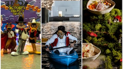 From left to right: Warner Bros World Abu Dhabi, Louvre Abu Dhabi and Coya will be hosting Halloween specials in the capital