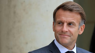 French President Emmanuel Macron is to visit four countries in the Gulf. AFP