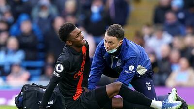 Demarai Gray - 6: Pulled muscle running at Walker after quarter of an hour that saw him limp off and cut short his afternoon at the Etihad. Another injury blow for Everton. PA