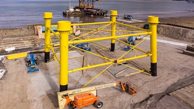 It will use renewable energy sources from the sea, wind and the Sun, for power.