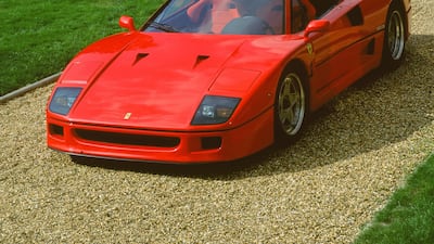 The Ferrari F40 is at number six. Getty Images