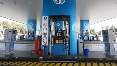 The Adnoc smart self-service station is launched in Abu Dhabi. Mona Al Marzooqi / The National