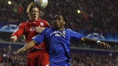 Fernando Torres, left, and Didier Drogba are, according to Andrew Cole, the Premier League's two most deadly strikers