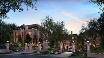 The outside of the Bishops Avenue Gardens property. Photo: Recent Spaces