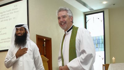 Tim Heaney is leaving Christ Church Jebel Ali on Friday. Courtesy: Tim Heaney