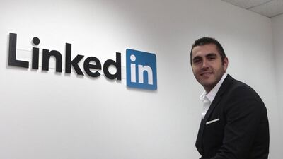Ali Matar, the head of talent at LinkedIn Middle East, says they have hundreds of corporate clients in the region. Jeffrey E Biteng / The National