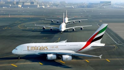 Emirates has the largest fleet of A380 superjumbos in the world, currently operating 95 and with another 47 on order. Courtesy Emirates