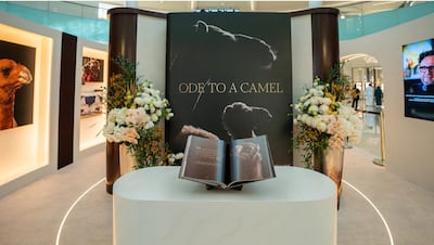 The launch of Ode to a Camel at Dubai Mall. Wam