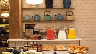 The lavish breakfast spread at Abode. Courtesy Abode Mumbai