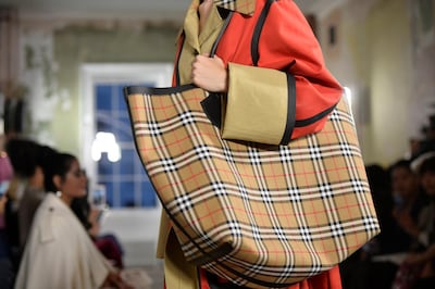 Burberry's iconic tartan Reuters