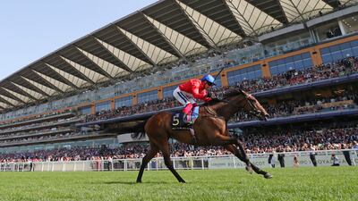 Inspiral ridden by Frankie Dettori wins The Coronation Stakes on day four of Royal Ascot 2022 at Ascot Racecours. Getty Images