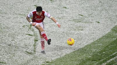 Hector Bellerin 6 – Solid but unspectacular, the Spaniard linked well with Bukayo Saka on the right-hand side. Getty