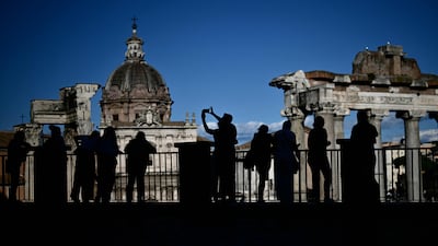 The Imperial Fora in Rome. AFP