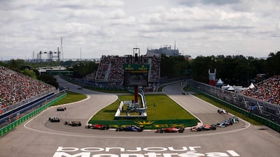Action from the race. Getty
