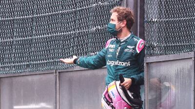 Aston Martin's Sebastian Vettel. AFP