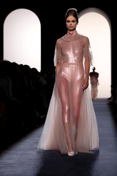 A look by Fendi. Reuters